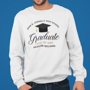 Sweatshirt Diplôme de fin d'études secondaires Coutume 2026 D
