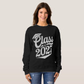 Sweatshirt Diplômé de la promotion 2027 (Devant entier)