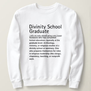 Sweatshirt Diplômé de l'école de Divinité