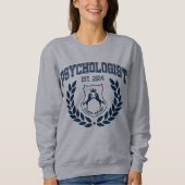 Sweatshirt Diplôme de psychologie universitaire | Psychologue (Devant)