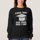 Sweatshirt Diplômé du secondaire (Devant)