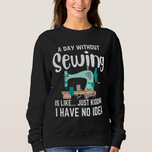 Sweatshirt Dire Coudre Machine Quilting Doublures d'égout (Devant)