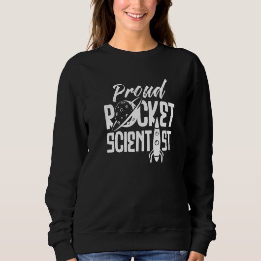 Sweatshirt Dire de la science des fusées Scientifique Aérospa (Devant)