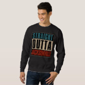 Sweatshirt Direct Outta Jacksonville Floride FL USA (Devant entier)