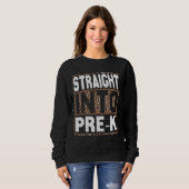 Sweatshirt directement dans le léopard pré-K Premier jour de (Devant entier)