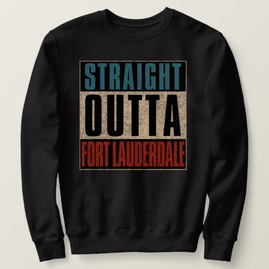 Sweatshirt Directement de Fort Lauderdale Floride FL (Design devant)