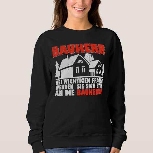 Sweatshirt Directeur de chantier constructeur bâtiment constr (Devant)