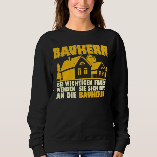 Sweatshirt Directeur de chantier constructeur bâtiment constr (Devant)