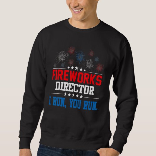 Sweatshirt Directeur de Firework Technicien Je Vous Exécute 4 (Devant)