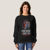 Sweatshirt Directeur de Firework Technicien Je Vous Exécute 4 (Devant entier)