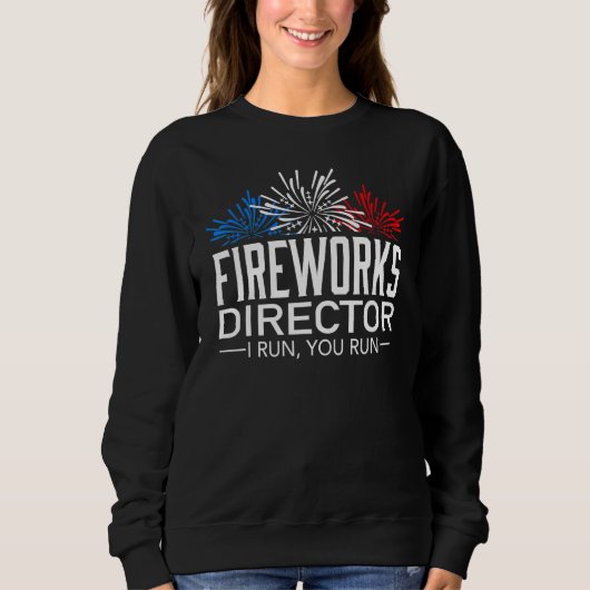 Sweatshirt Directeur de Firework Technicien Je Vous Exécute 4 (Devant)