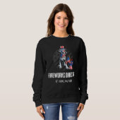 Sweatshirt Directeur Fireworks Si Je Fonctionne Vous Exécutez (Devant entier)