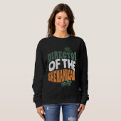 Sweatshirt Director of the Shenanigans  Irish St Patrick s Da (Devant entier)