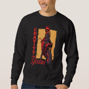Sweatshirt Dirt Bike Rider Gravity Check Motocross Gravity Qu