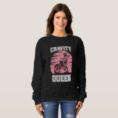 Sweatshirt Dirt Bike Rider Gravity Check Motocross Gravity Qu (Devant entier)