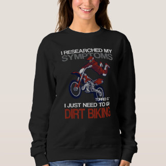 Sweatshirt Dirt Vélo Pour Hommes Drôle Motocross Extérieur Di