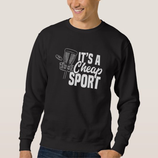 Sweatshirt Disc Golf C'Est Un Sport Frisbee Frolf Disc Gol (Devant)