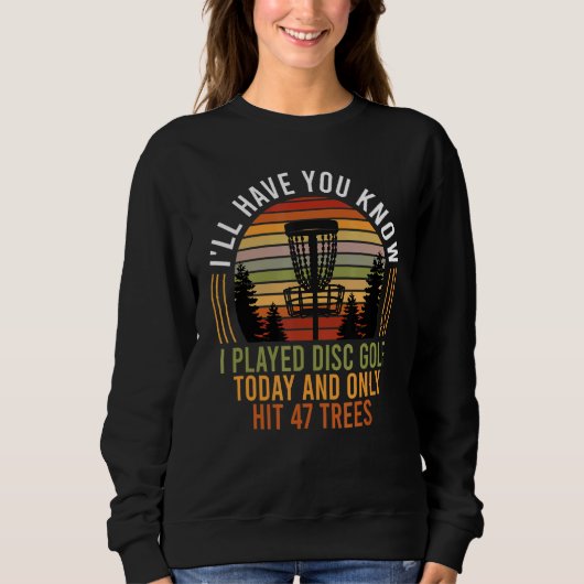 Sweatshirt Discgolfer Dire Retro Discgolf Humour Disc Golf (Devant)
