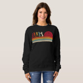 Sweatshirt Disco Danses de style rétro des années 1970 les an (Devant entier)
