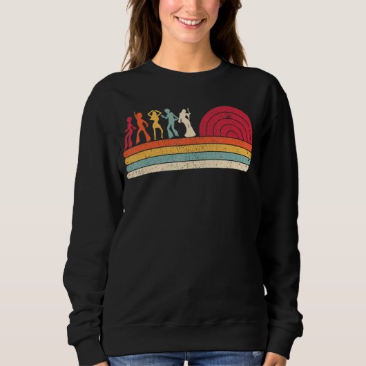 Sweatshirt Disco Danses de style rétro des années 1970 les an (Devant)