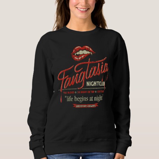 Sweatshirt Discothèque Fangtasia (Devant)