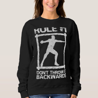 Sweatshirt Discus Lecteur Lecteur Disque Lancer La Piste Et L
