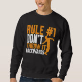 Sweatshirt Discus Thrower Dont Throw It Backwards Discus Thro (Devant)