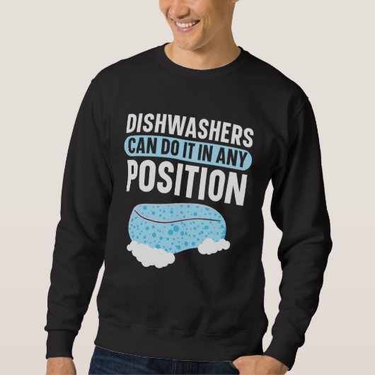 Sweatshirt Dishwashing Job Profession Restaurant Employee Dis (Devant)