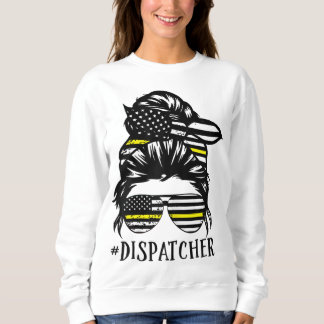 Sweatshirt Dispatcher Life Maman Drôle Dispatcher Lover