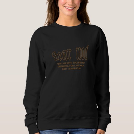 Sweatshirt Disposition de grâce La crainte de ne pas (Devant)