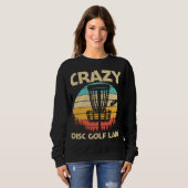 Sweatshirt Disque cool Conception Golf Pour Femmes Maman Disq (Devant entier)