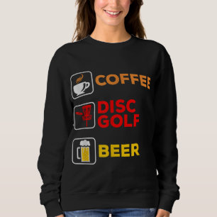 Sweatshirt Disque de golf Café Disque de Golf Bière