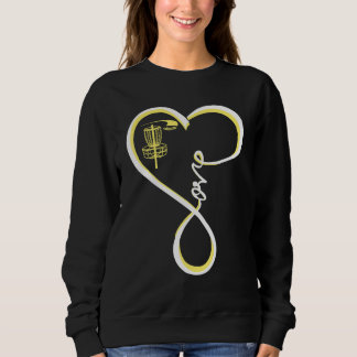 Sweatshirt Disque de golf mignon J'adore le disque de golf Ja
