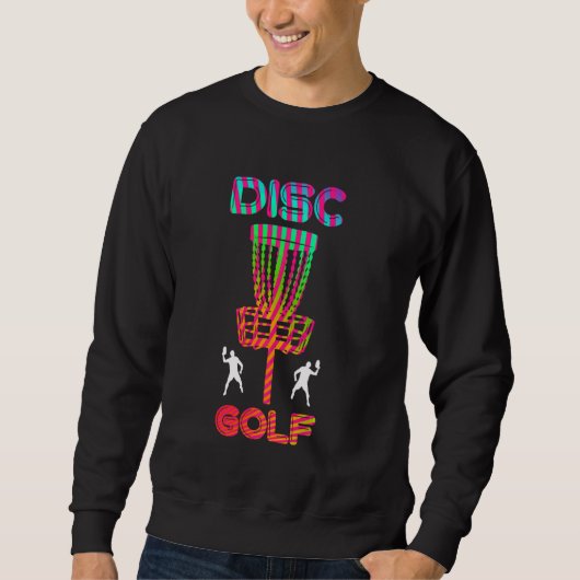 Sweatshirt Disque Golf Joueurs Sport Jeter Cible Bière Frisbe (Devant)