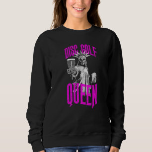 Sweatshirt Disque Golf Queen Statue Gothique De Liberty Squel