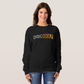 Sweatshirt Disque Golf Sports Ironique Disque Golf (Devant entier)