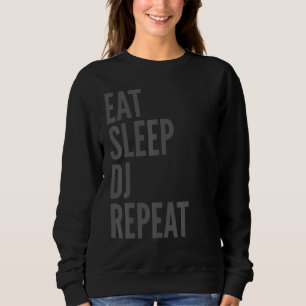 Sweatshirt Disque Jockey Mange DJ Sleep DJ Sleep