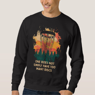 Sweatshirt Disques Disques Golf Humour Golfer 3