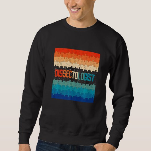 Sweatshirt Dissectologue rétro Puzzle (Devant)