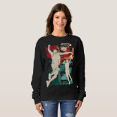 Sweatshirt Distressed Look Basketball (Devant entier)