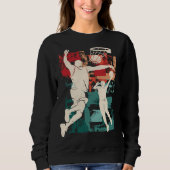 Sweatshirt Distressed Look Basketball (Devant)