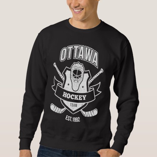 Sweatshirt Distressed Vintage Canada Look Tailgate Gameday Fa (Devant)