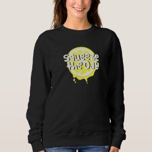 Sweatshirt Dit Humoristique De Squeeze Le Jour Avec Léon De C