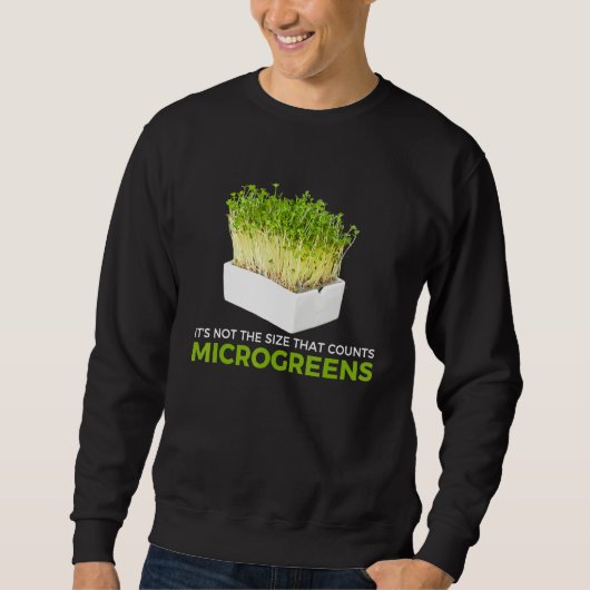 Sweatshirt Dit Microgreen Farmer Gardening Tee (Devant)