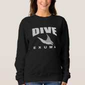 Sweatshirt Dive Exuma Scuba Diving at Exuma with Manta Rays (Devant)