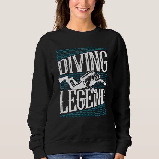 Sweatshirt Diving Legend Sport Diving Underwater Technical Sc (Devant)