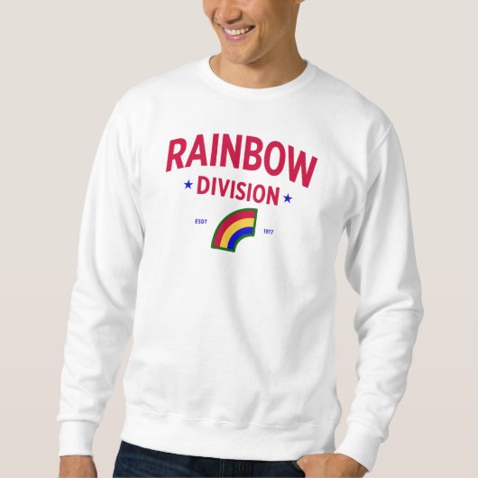 Sweatshirt Division Arc-en-ciel - 42e division d'infanterie (Devant)