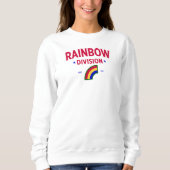 Sweatshirt Division Arc-en-ciel - 42e Division d'infanterie F (Devant)