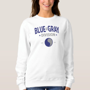 Sweatshirt Division bleu et gris - 29ID Femmes
