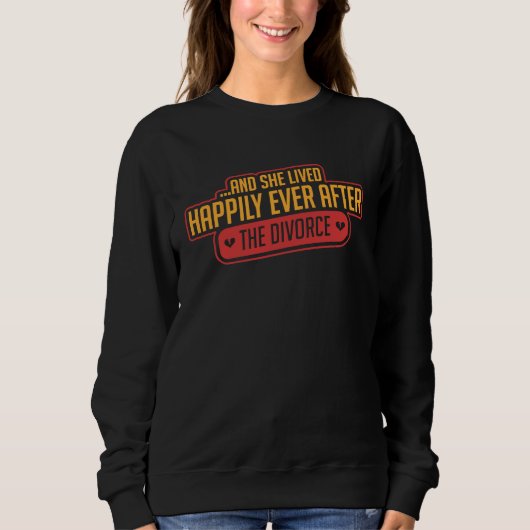 Sweatshirt Divorce Party  Divorced  Ex Wife (Devant)